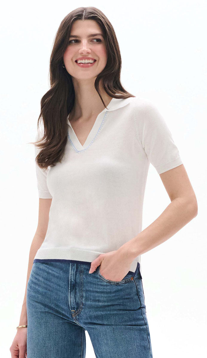 Johnny Collar Sweater - Women's