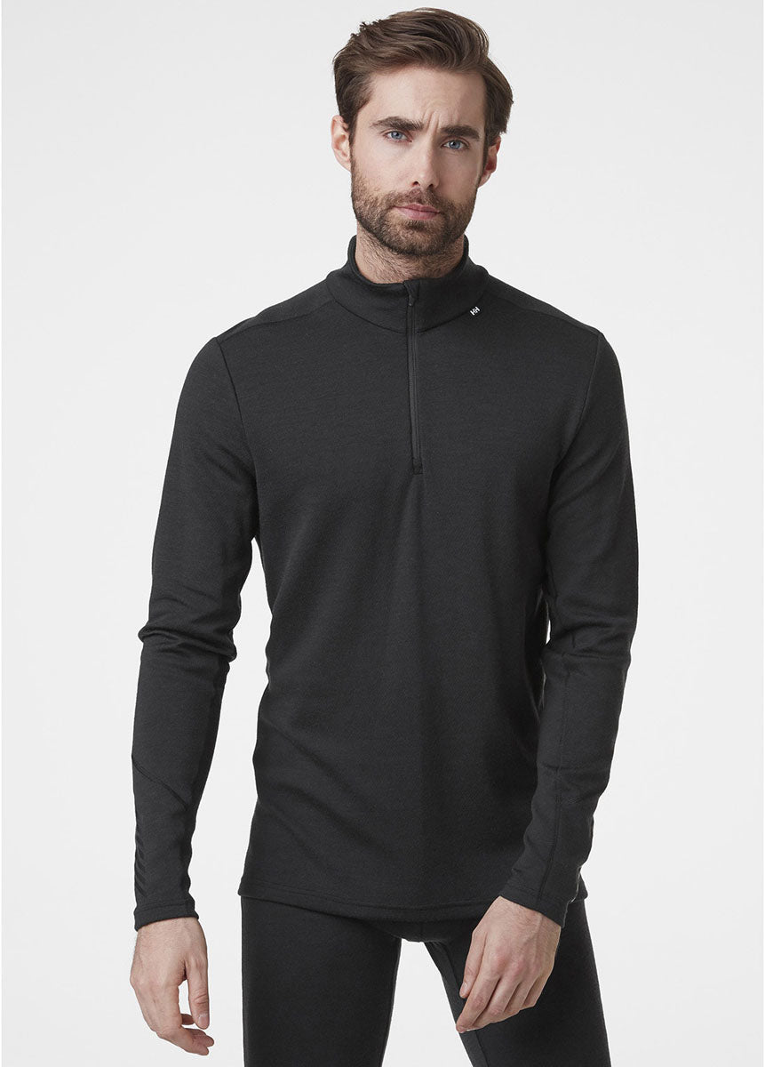 Merino Midweight Long Sleeve Half Zip Baselayer - Men’s