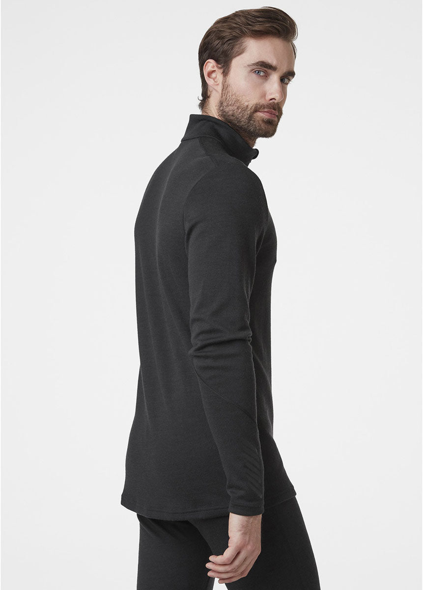 Merino Midweight Long Sleeve Half Zip Baselayer - Men’s