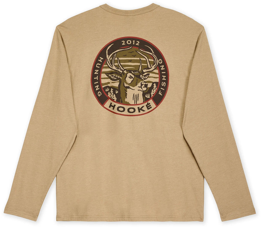 Staring Deer Long Sleeve T-Shirt - Men's 