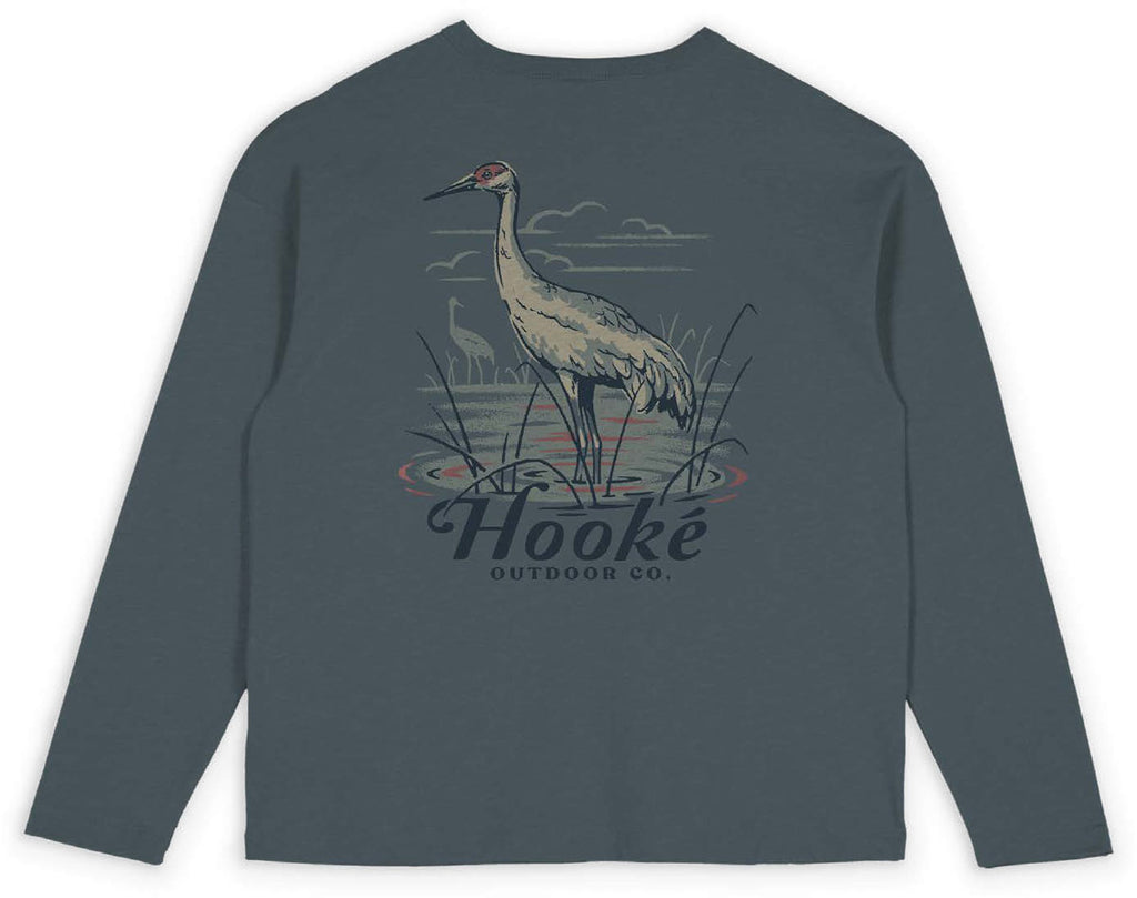 Sandhill Crane Long Sleeve T-Shirt - Women's