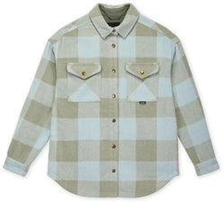 Canadian Oversized Plaid Shirt - Women's 