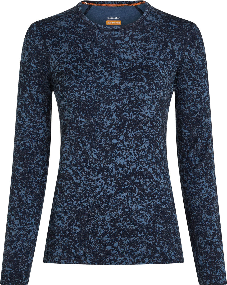 200 Oasis Moss Bloom AOP Long Sleeve Baselayer - Women's