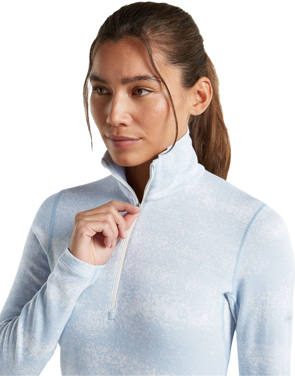  260 Oasis Vertex Chillwave Long Sleeve Half Zip Baselayer - Women's 
