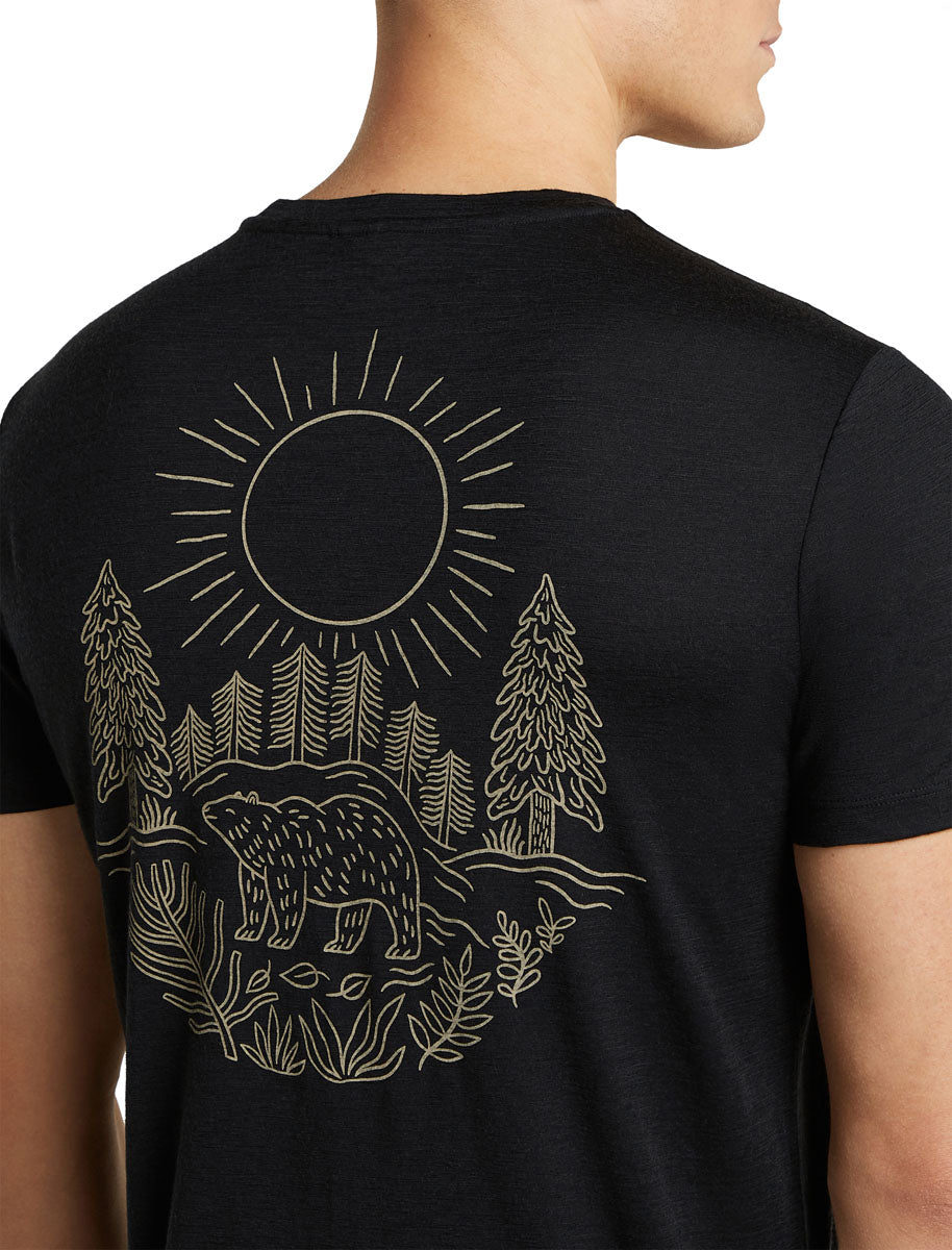 150 Tech Lite Forest Footsteps Meriono Wool T-Shirt - Men's