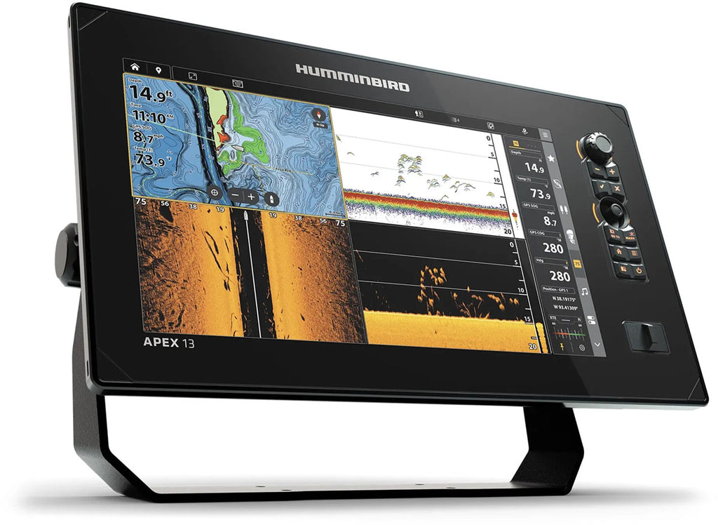 Apex 13 in. Fishfinder with MSI+ VX Transducer