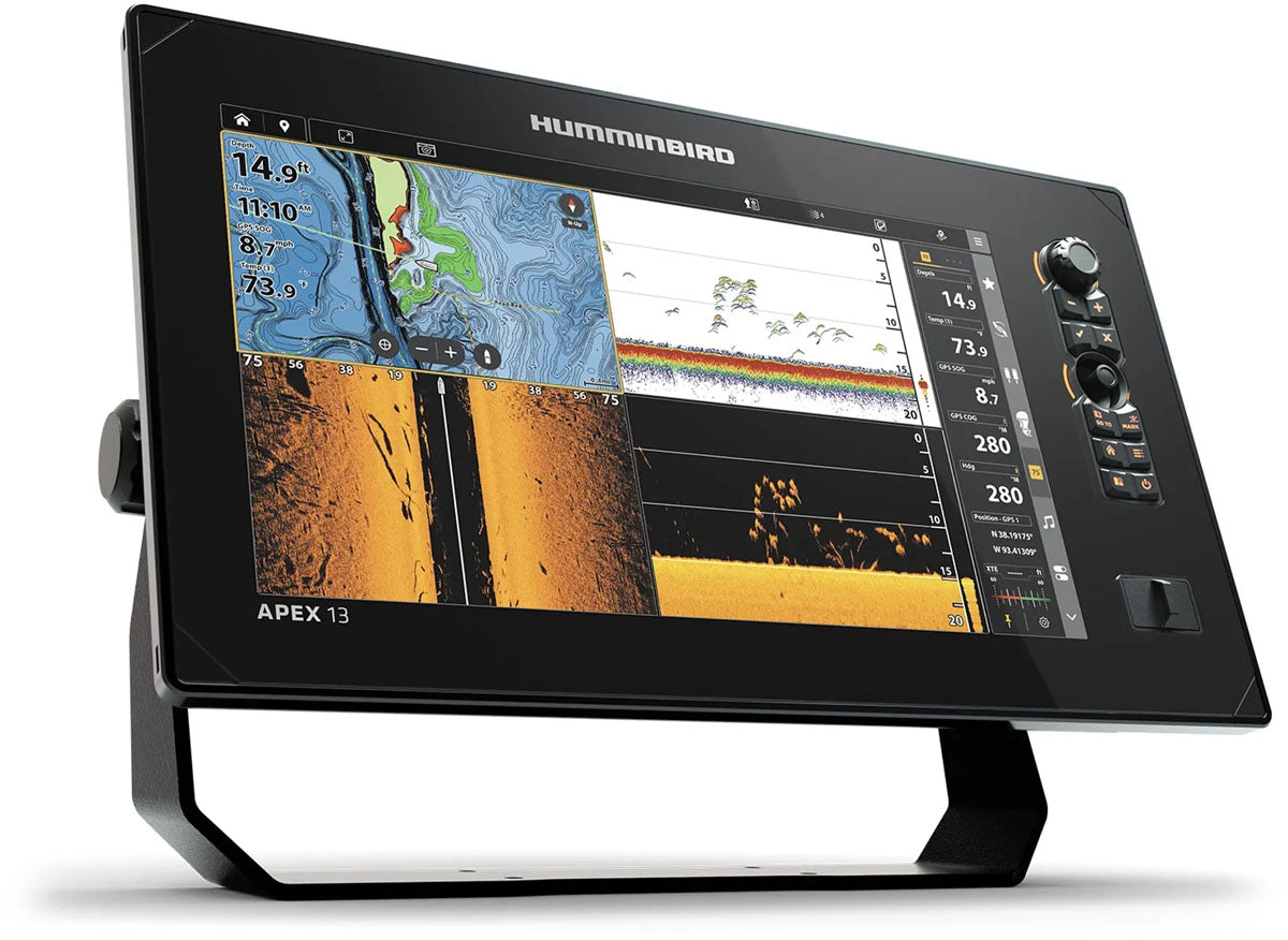 Apex 13 in. Fishfinder with MSI+ VX Transducer