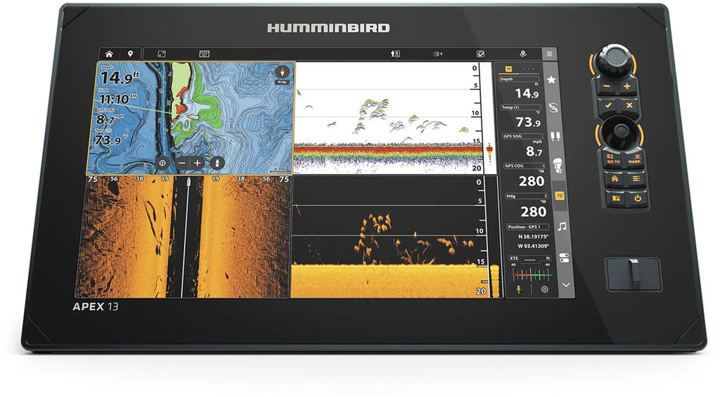 Apex 13 in. Fishfinder with MSI+ VX Transducer