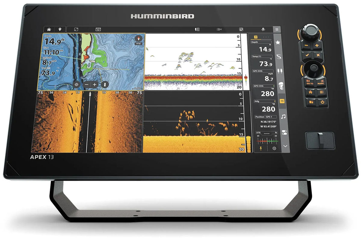 Apex 13 in. Fishfinder with MSI+ VX Transducer
