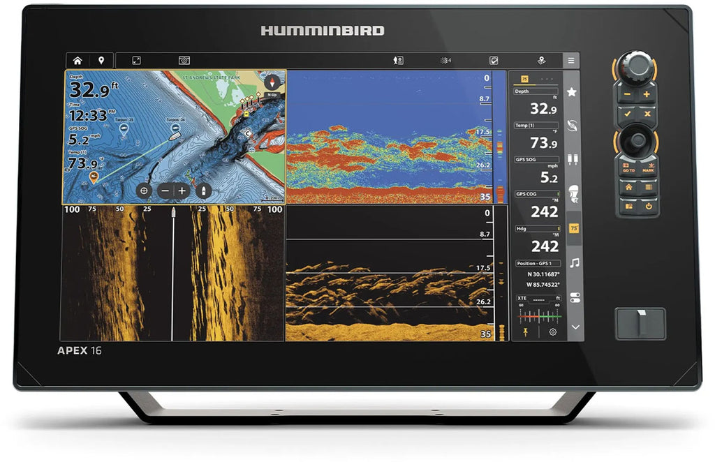 Apex 16 in. Fishfinder with MSI+ VX Transducer