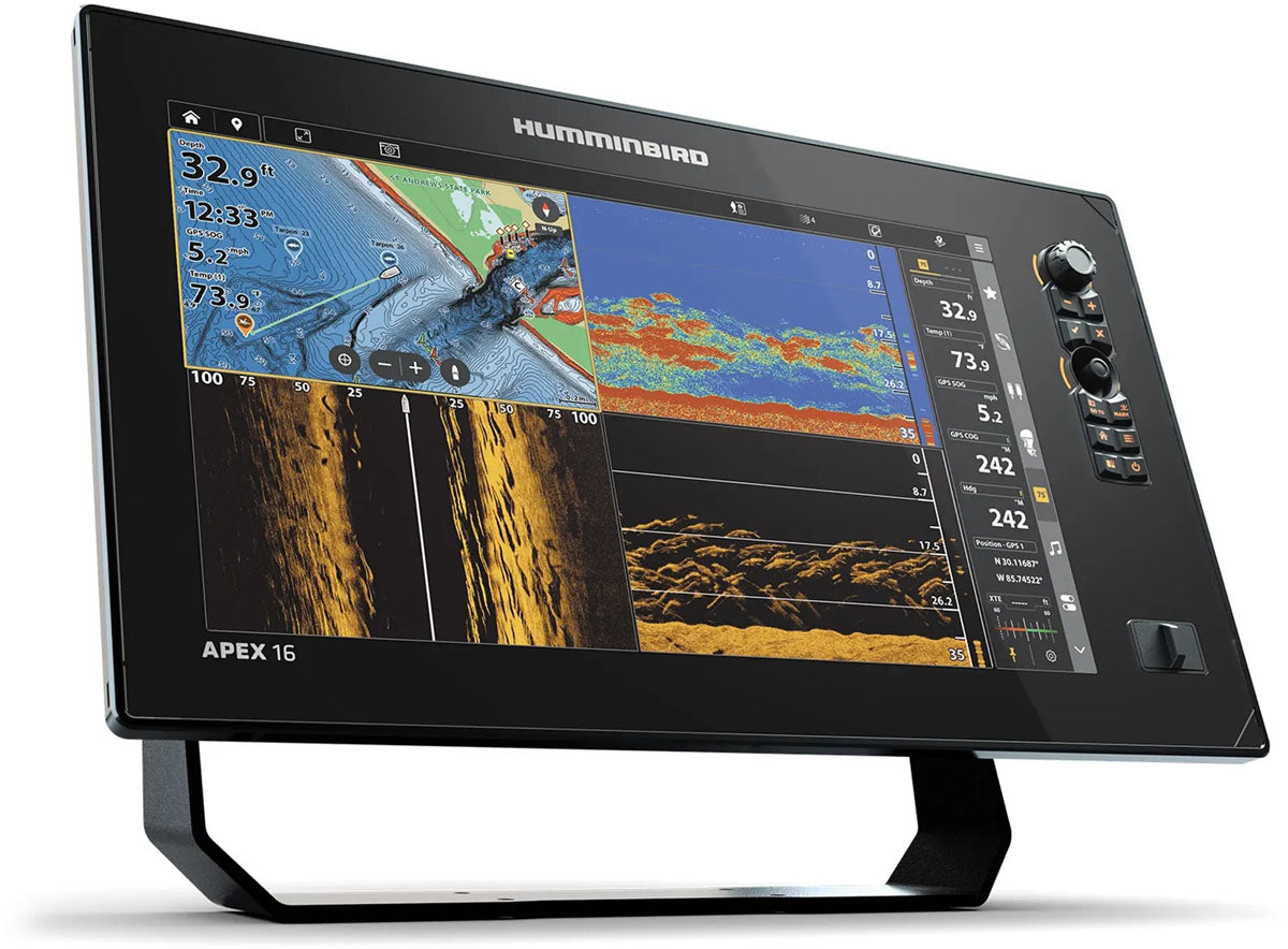 Apex 16 in. Fishfinder with MSI+ VX Transducer