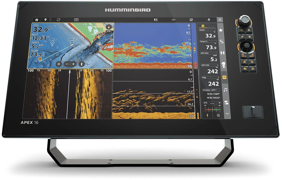 Apex 16 in. Fishfinder with MSI+ VX Transducer