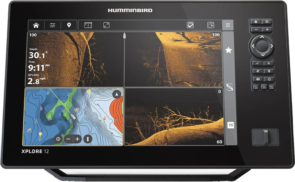 Xplore 12 Cmsi+ Fishfinder with Transducer