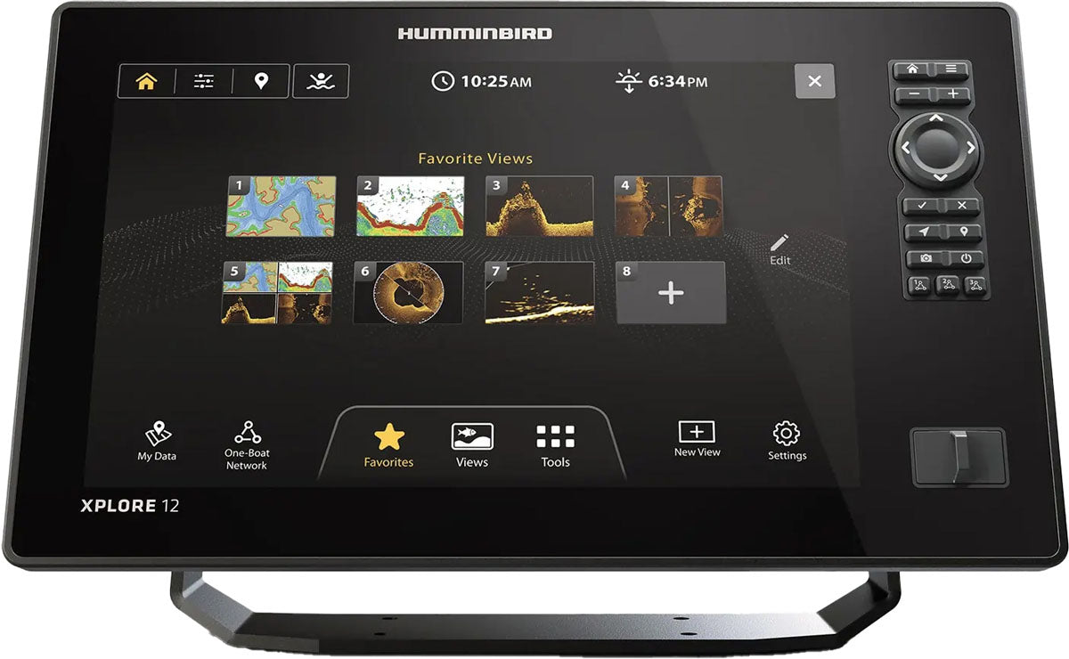 Xplore 12 Cmsi+ Fishfinder with Transducer