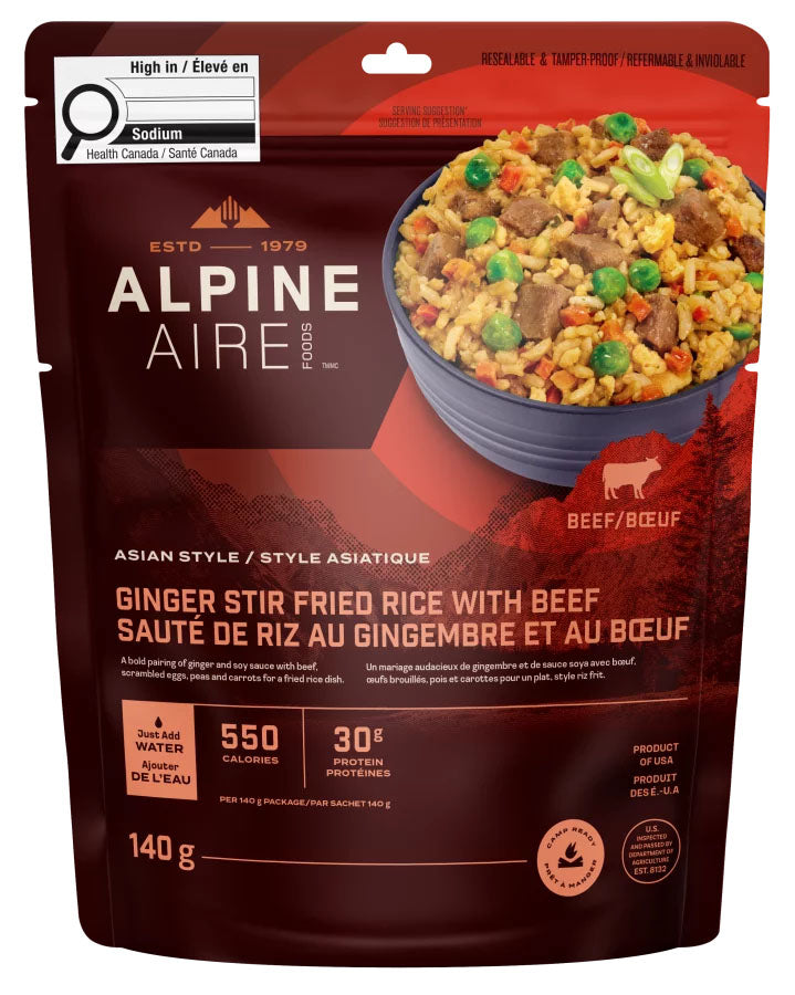 Ginger Stir Fried Rice with Beef 