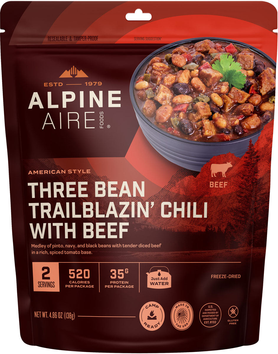 Three Bean Trailblazin' Chili with Beef