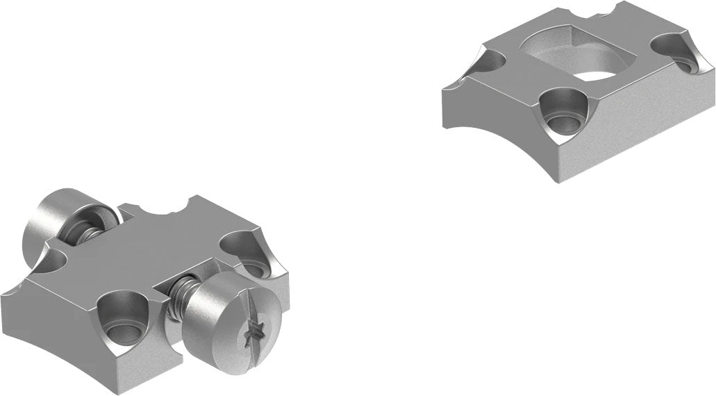 Browning X-Bolt Scope Base - Silver - 2 pcs