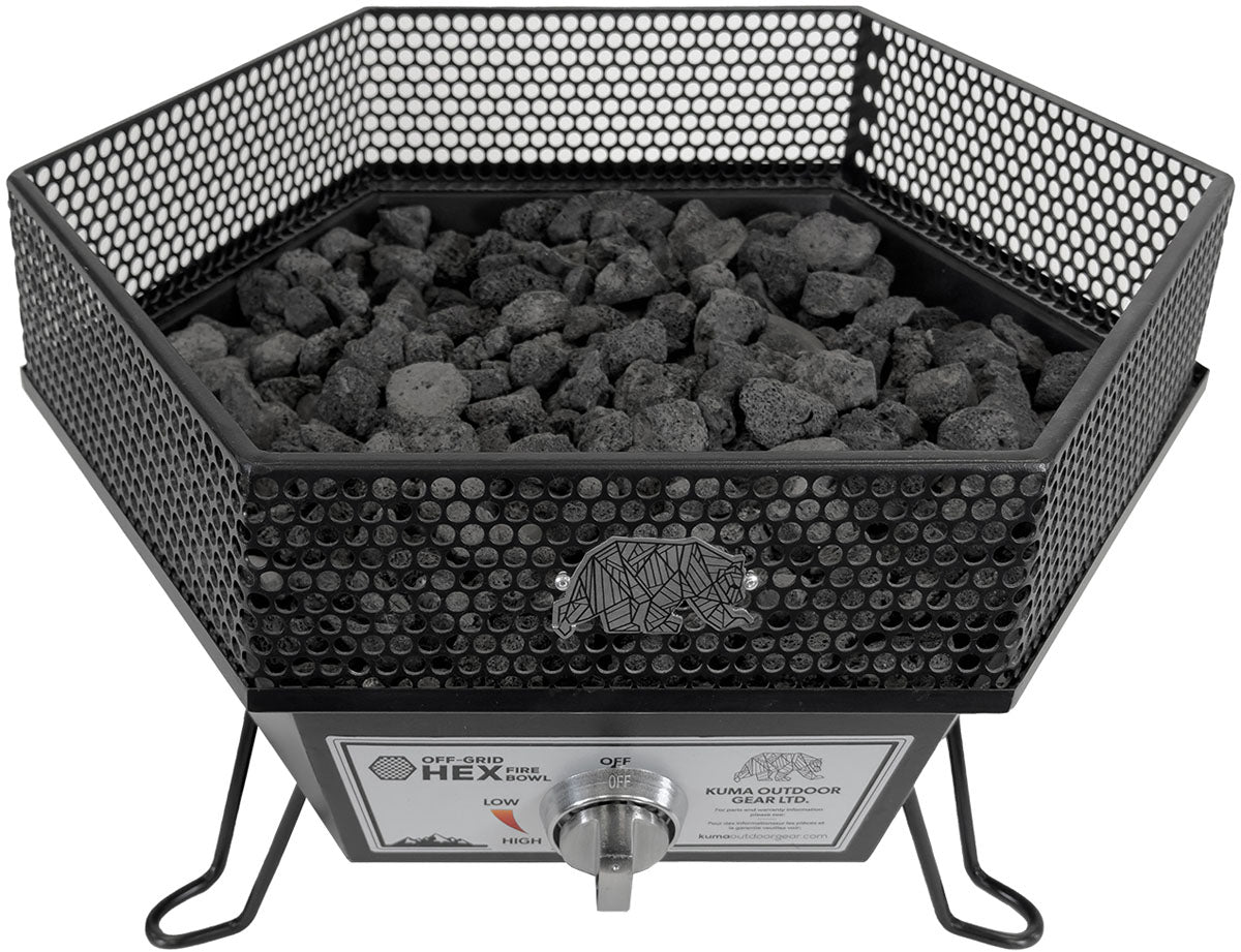 Off Grid Hex Fire Pit