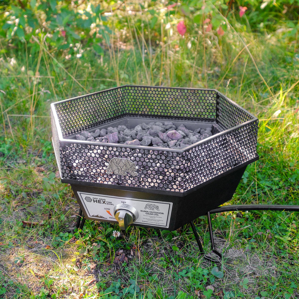 Off Grid Hex Fire Pit
