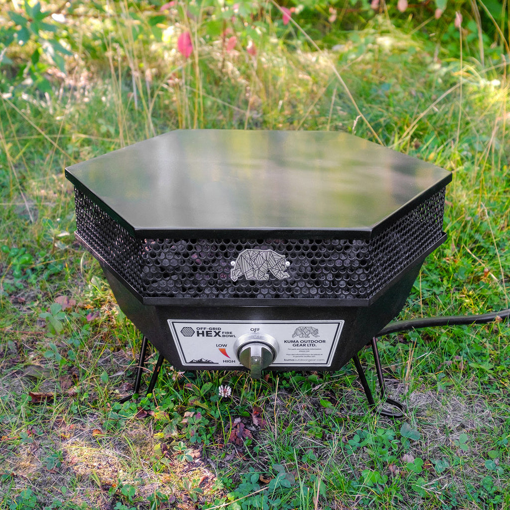 Off Grid Hex Fire Pit