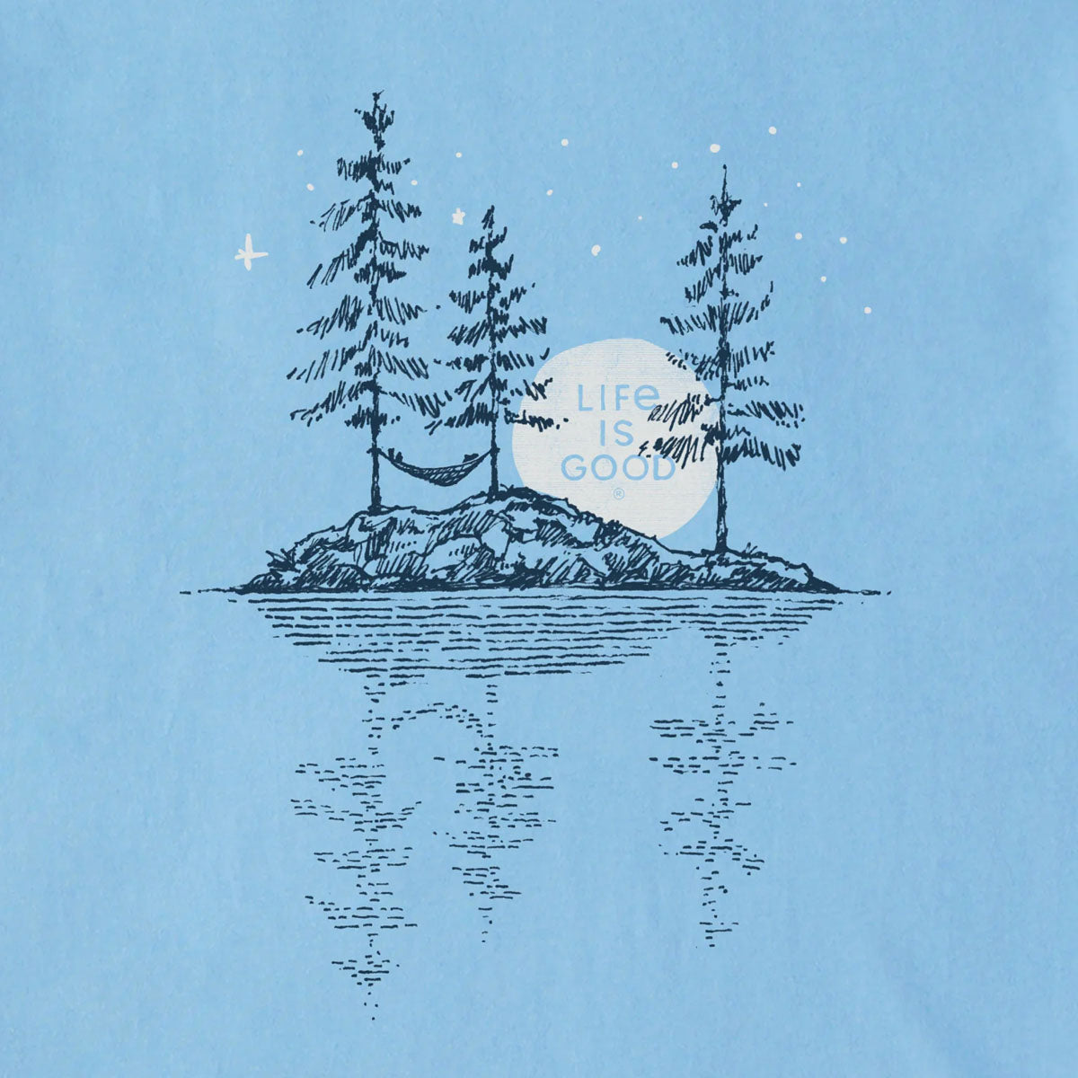 Hammock Island Sketch T-Shirt- Women's