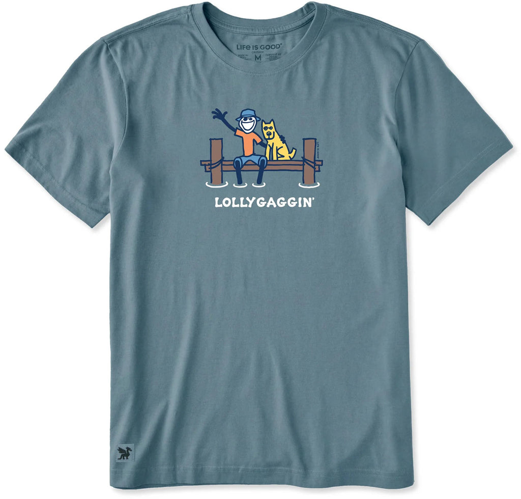 Lollygaggin' Jake and Rocket Dock T-Shirt - Men's
