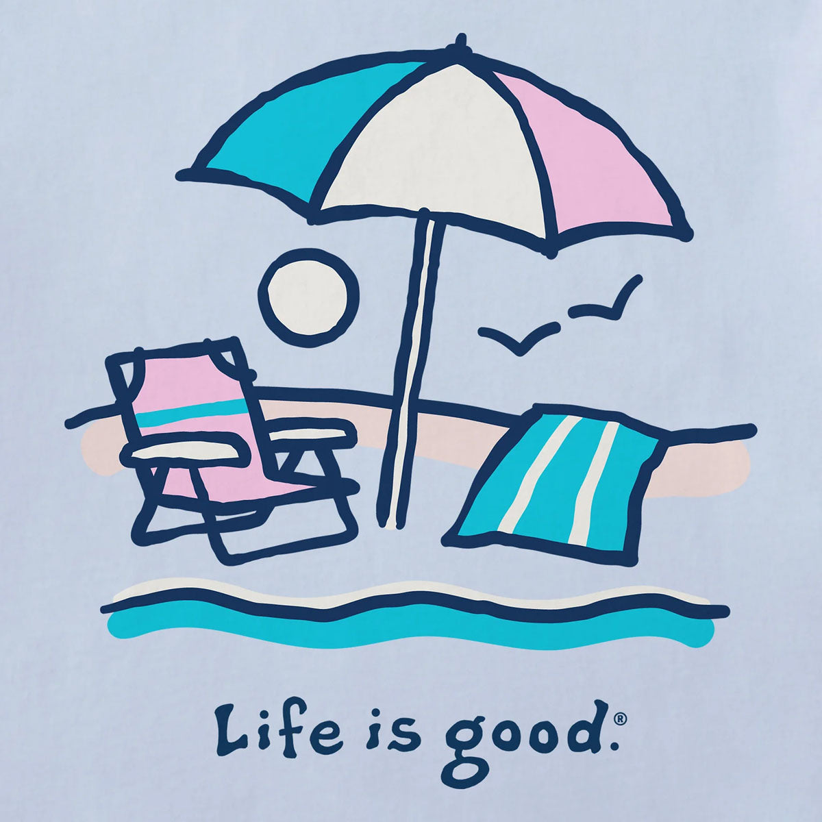 Beach Umbrella T-Shirt - Women's