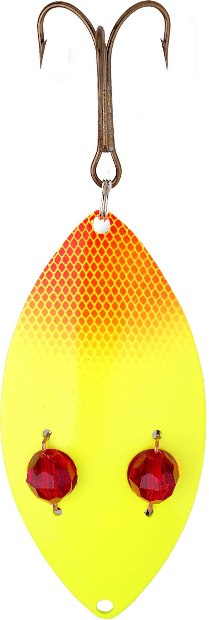 Red Flash Wiggler Spoon - 2 in.