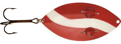 Red Flash Wiggler Spoon - 3 1/2 in.