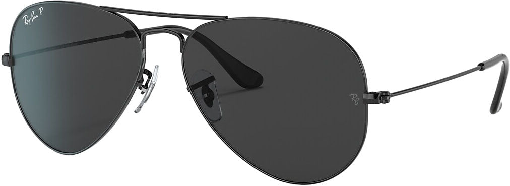 Aviator Total Black Polarized Sunglasses