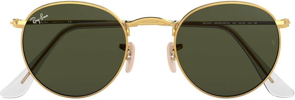 Round Metal Polarized Sunglasses 