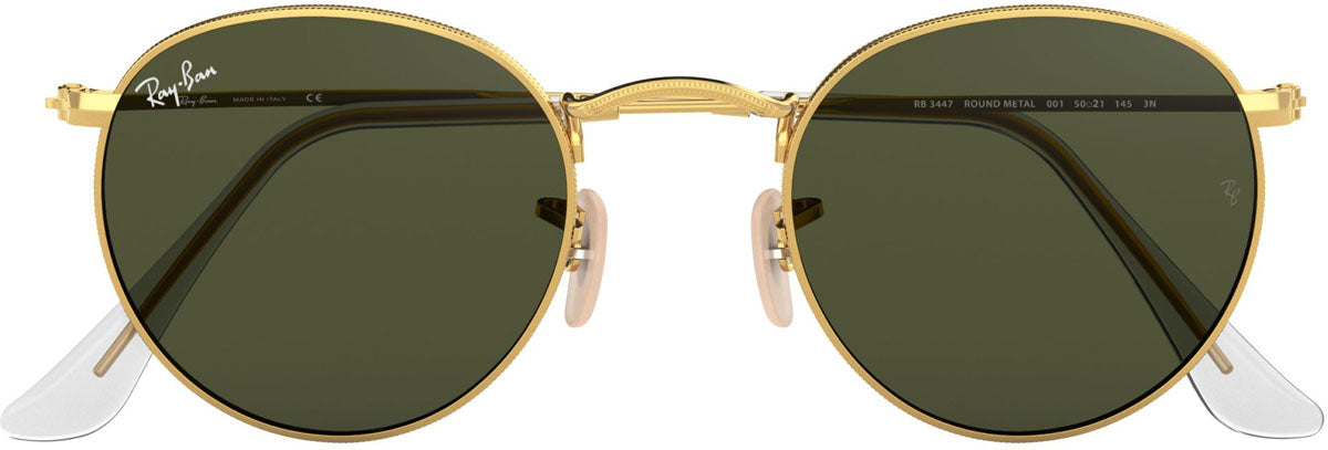 Round Metal Polarized Sunglasses 