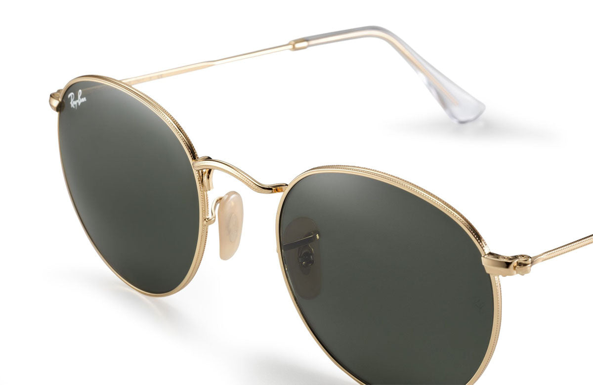 Round Metal Polarized Sunglasses 