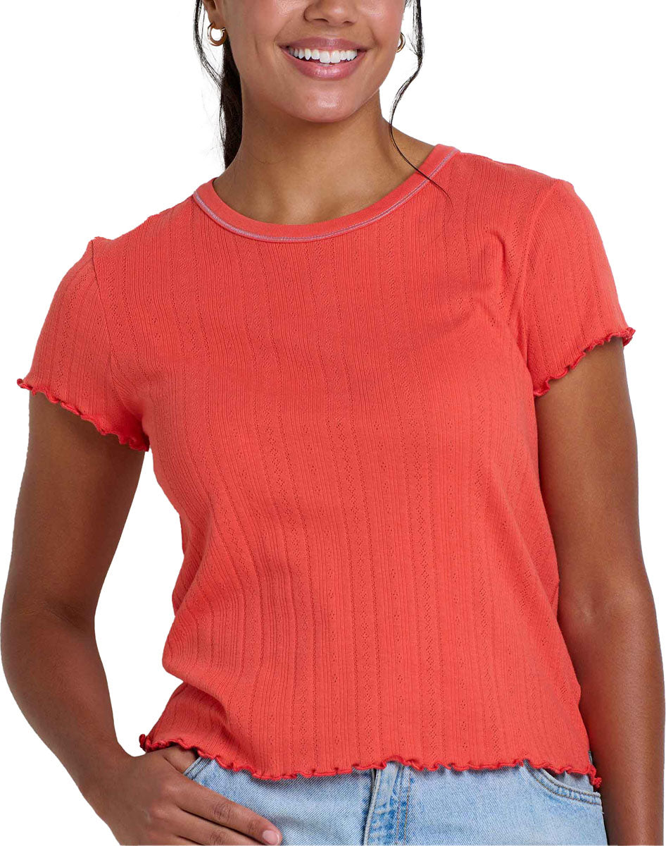 Foothill Pointelle T-Shirt - Women's 