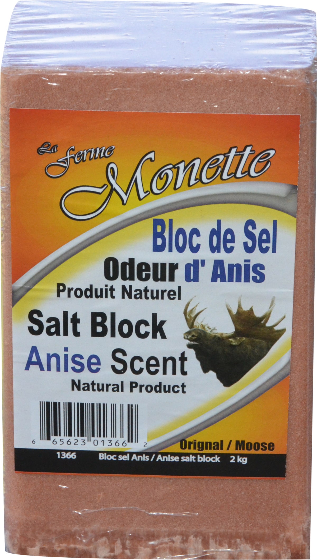 Moose Salt Bloc - Anise - 2 kg
