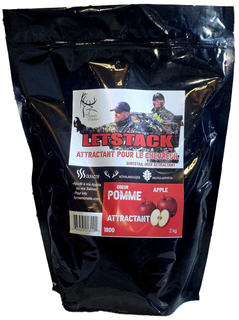 Let’s Stack Attractant - Whitetail - Apple - 2 kg