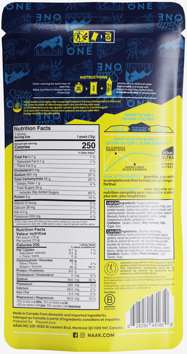 Ultra Energy Drink Mix - Salted Soup - 72 g