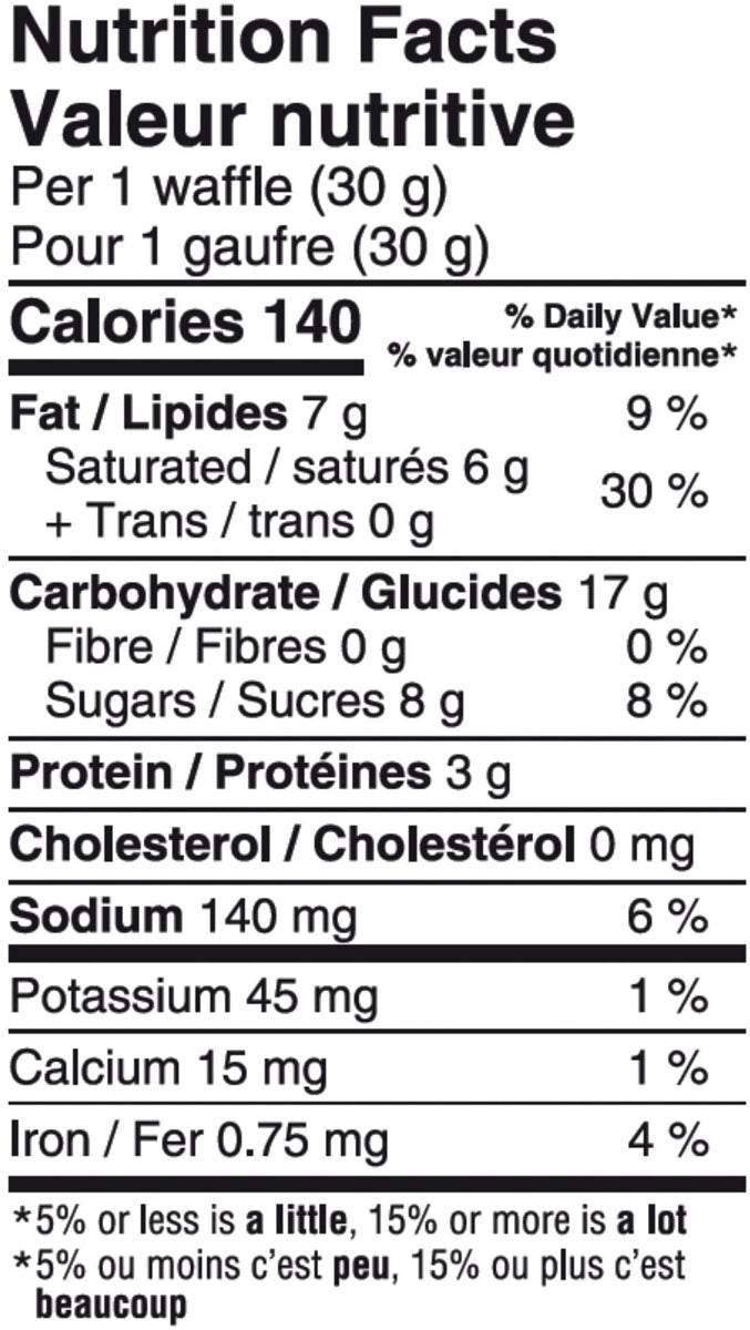 Maple Syrup Ultra Energy Waffle 