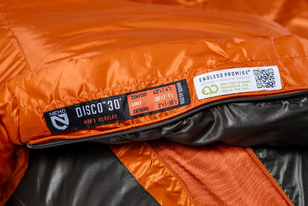 Disco Endless Promise Down Sleeping Bag (-1 °C) - Regular - Wide - Adults'