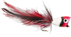 Popper Red and White Fly