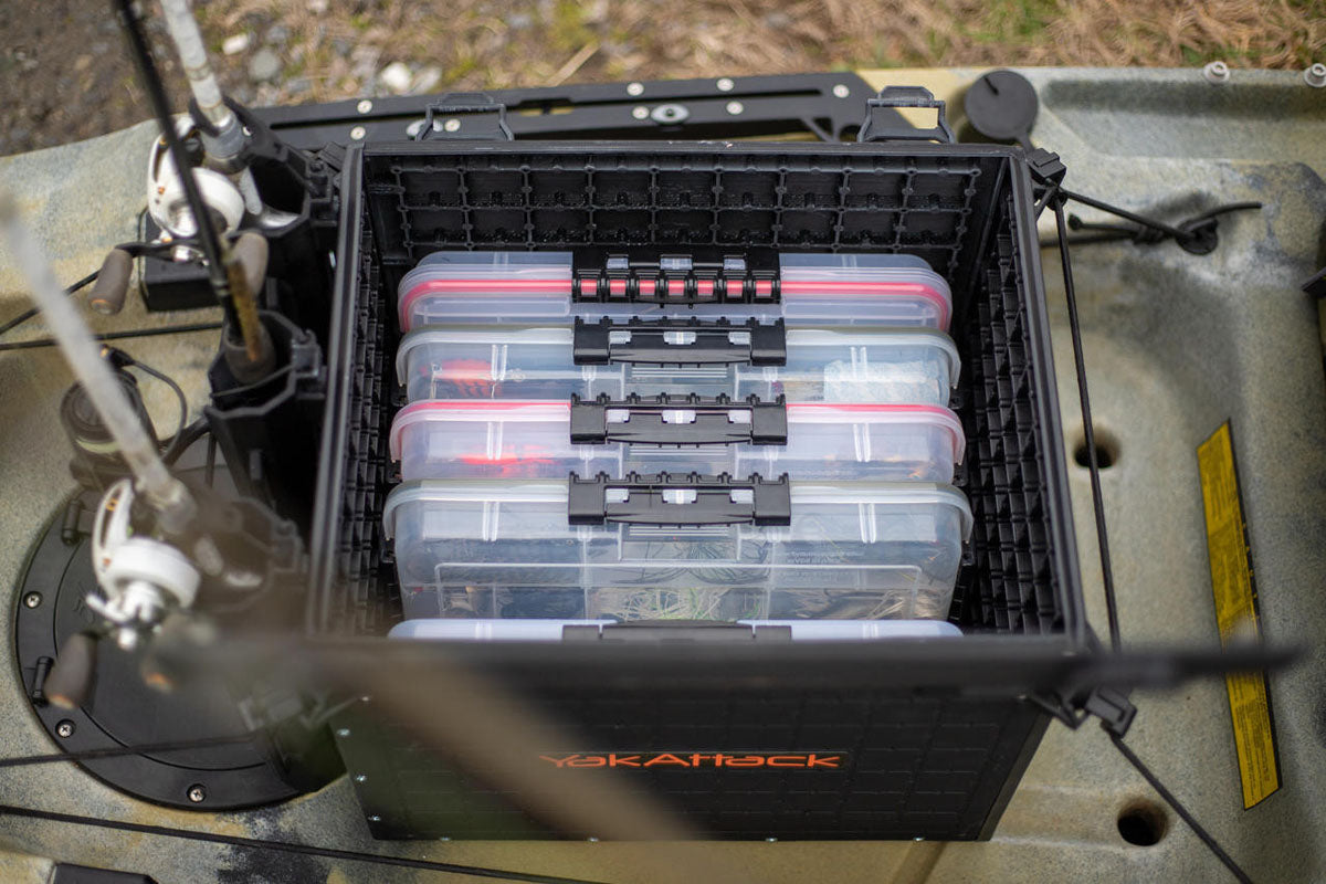 BlackPak Pro Kayak Fishing Crate - 13 in. x 16 in.