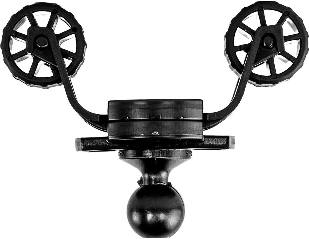 RotoGrip Phone Holder with Screwball Track Mount