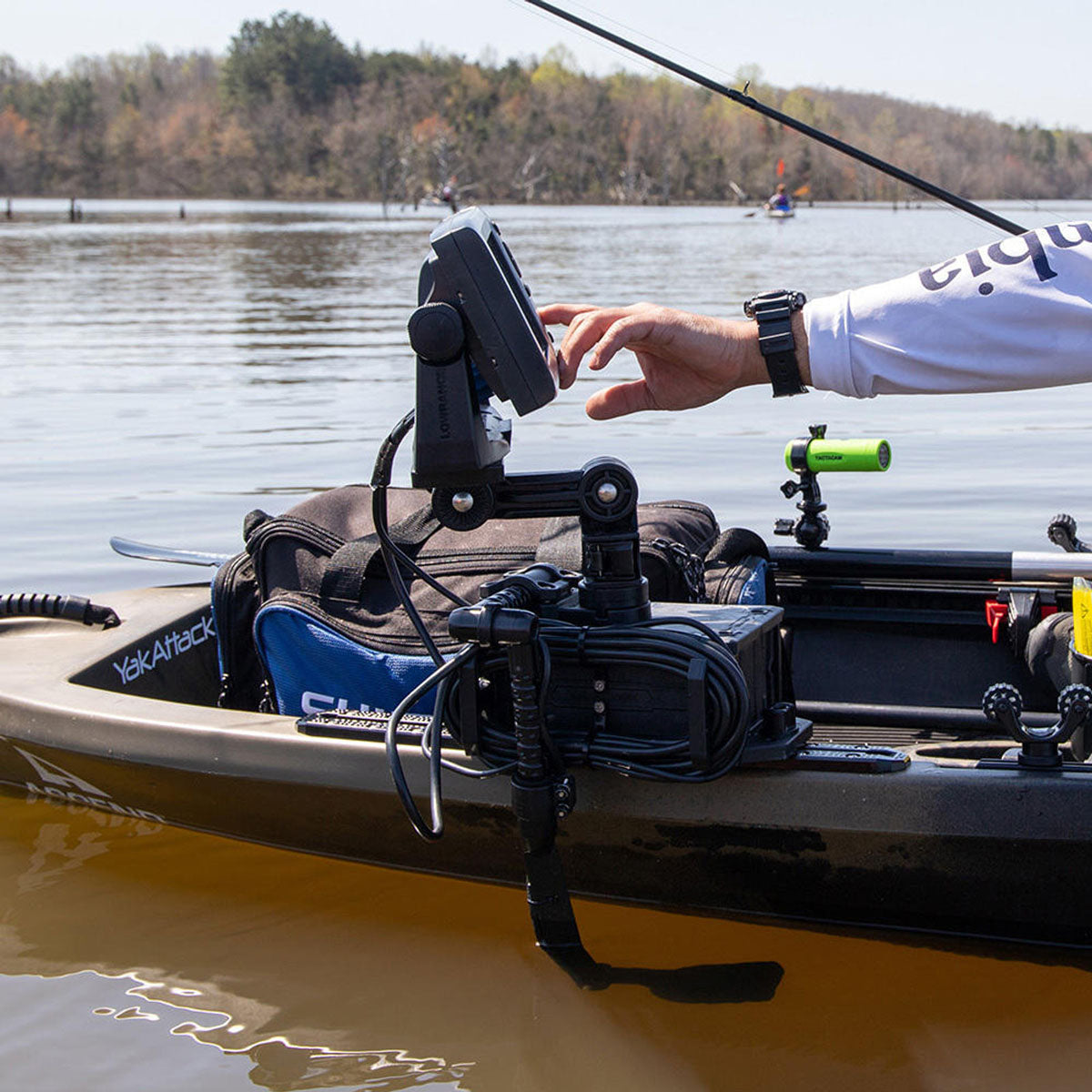 Fishfinder Mount with LockNLoad Mounting System - Rectangular Base