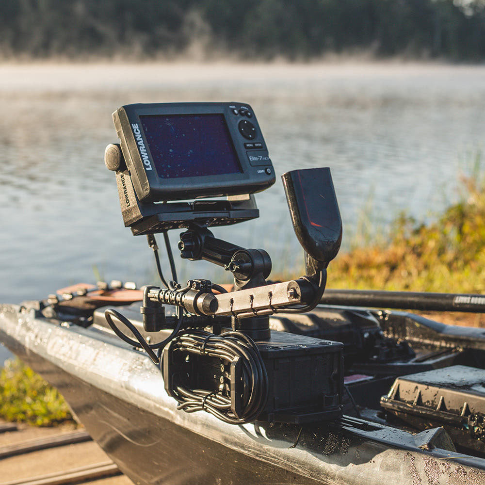 Fishfinder Mount with LockNLoad Mounting System - Rectangular Base