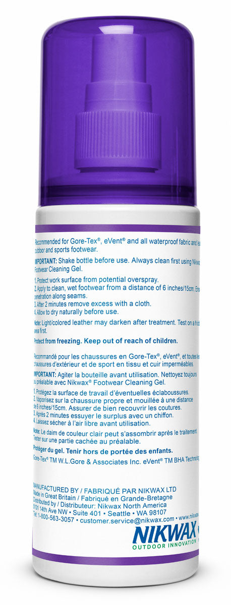 Waterproofer for Fabric and Leather Footwear - 125 ml