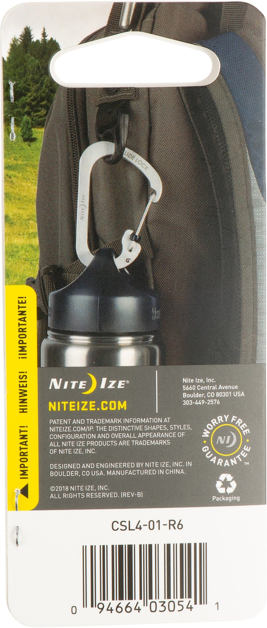 SlideLock Carabiner