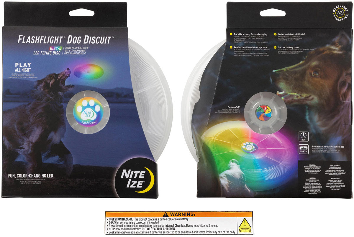 Flashflight Dog Light Flying Disc