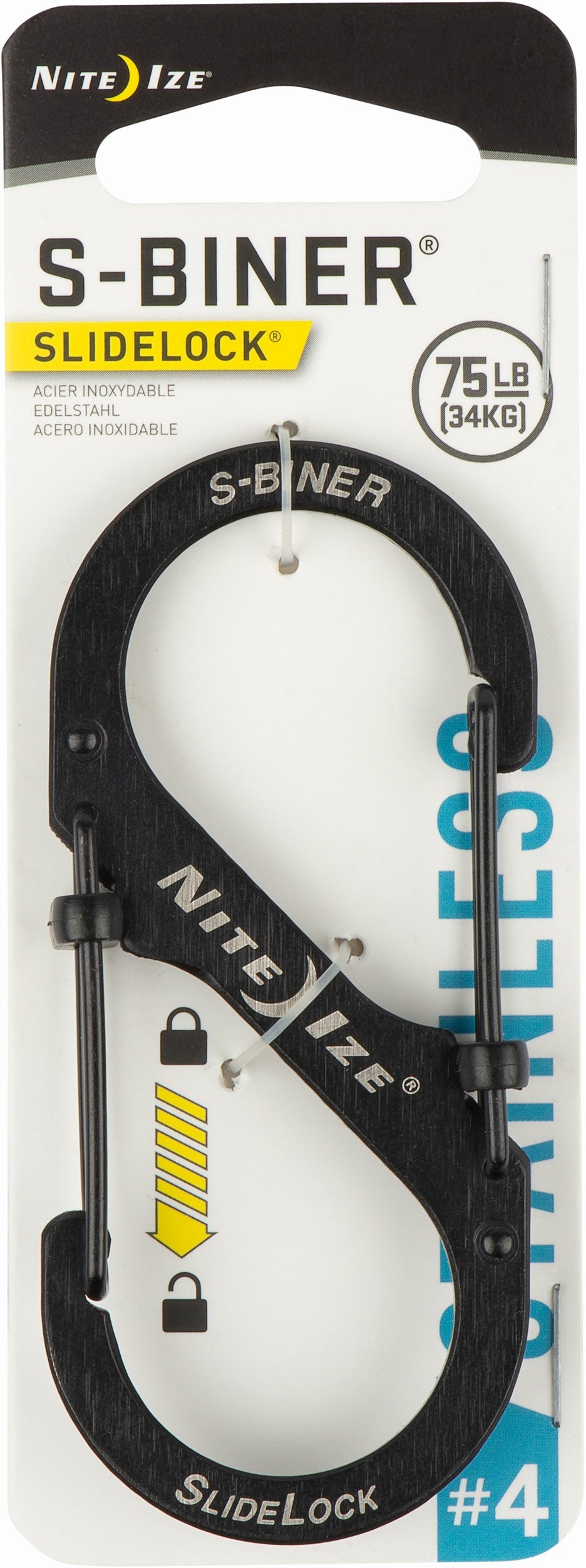 S-Biner SlideLock #4 Carabiner 