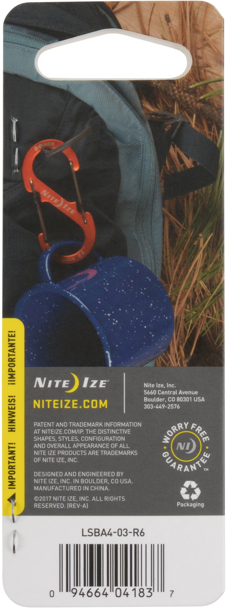 S-Biner SlideLock #4 Carabiner