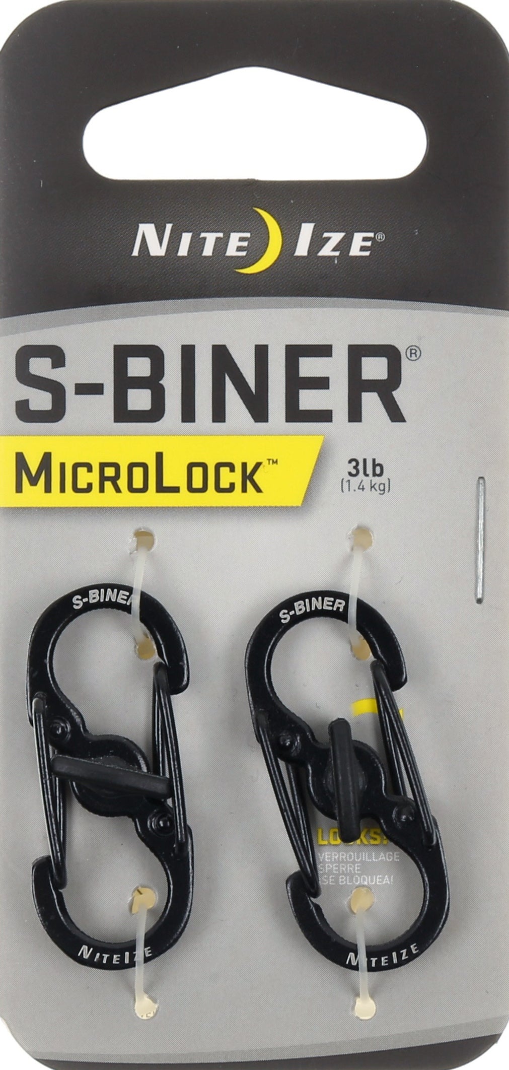 S-Biner MicroLock Carabiners - 2/PK